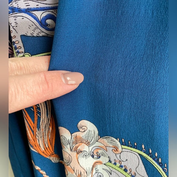 MOULINETTE SOEURS ANTHROPOLOGIE Mabel Silk Dress size Small - Picture 14 of 14